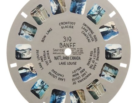 Banff National Park, Canada  Lake Louise - View-Master Hand-Lettered Reel - vintage  -(HL-319n) For Sale