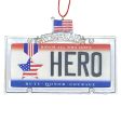 Veteran Hero License Plate Personalized Ornament Fashion