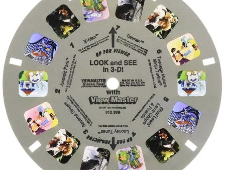 1994 - Look and See in 3-D! with View-Master - Demonstration Reel - View-Master Single Reel - vintage - (012-999) on Sale