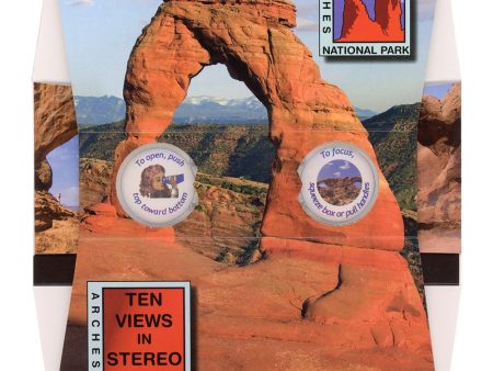 Arches National Park Utah - OH WOW Greeting Card - Mailable Viewer with 10 view cards - NEW Fashion