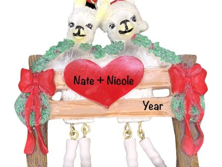 Llama Couple Personalized Ornament Online Hot Sale