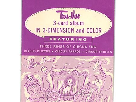 CIRCUS - Tru-Vue - 3 card album - Vintage Cheap