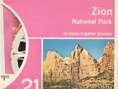 Zion National Park - View-Master 3 Reel Packet - vintage - A347-SX For Discount