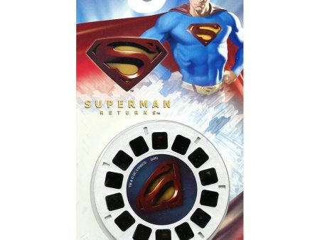 Superman - Returns - View-Master 3 Reel Set on Card - NEW - (0348) For Sale