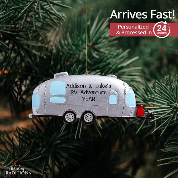 Airstream Camper Personalized Ornament Discount