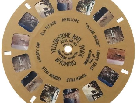 Yellowstone Nat l Park - Wyoming - View-Master Buff Reel - vintage - (BUF-127c) Supply