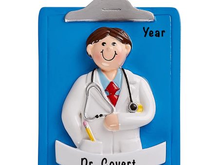 Doctor Guy Clipboard Personalized Ornament Hot on Sale