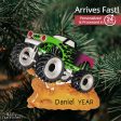 Grave Digger Monster Truck Muddin  Christmas Ornament Supply