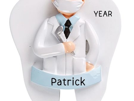 Dentist Personalized Ornament - Guy Online Sale