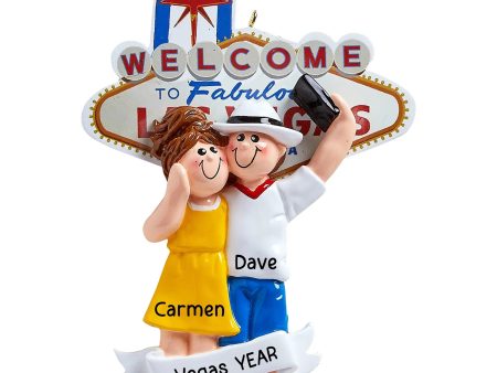 Las Vegas Couple Personalized Ornament Online now