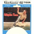 Alligator Farm - St. Augustine - View-Master 3 Reel Set Card - 1986 - vintage - 5354 For Discount