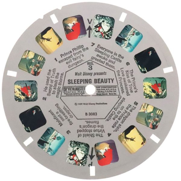 Sleeping Beauty - View-Master 3 Reel Set - NEW Online now