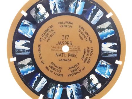 Jasper Nat l Park - View-Master Blue Ring Reel - vintage - (BR-317n) For Sale