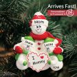 Mom With 2 Children Christmas Ornament Fashion