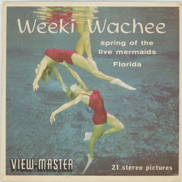 Weeki Wachee - Spring of the Live Mermaids - View-Master 3 Reel Packet - 1958 - (A991-S5) Online Hot Sale