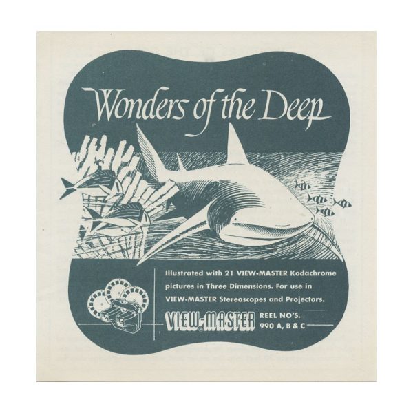 Wonders of the Deep - View-Master 3 Reel Packet - vintage - S2 Cheap