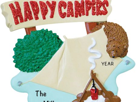 Happy Camping Christmas Ornament Online Hot Sale