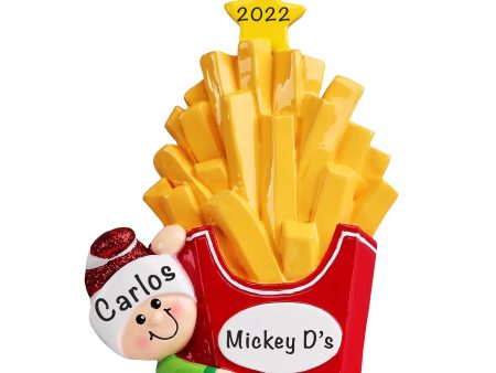 French Fries Fun Christmas Ornament Online Sale