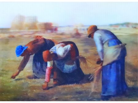 Millet - The Gleaners - 3D Lenticular Postcard For Sale