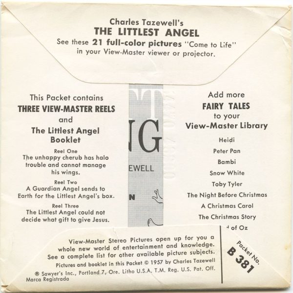 The Littlest Angel - View-Master 3 Reel Packet - 1957 - vintage - B381-S5 Online