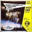 New York World s Fair - Night Scenes & Amusement Area - View-Master 3 Reel Packet - vintage - 1964-65 - A672-S6 Supply