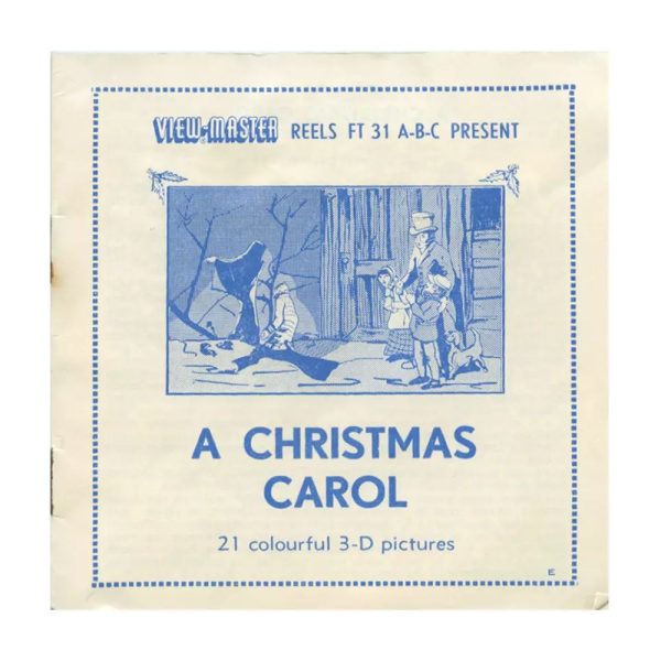 A Christmas Carol - View-Master 3 Reel Packet - vintage - FT31-BS4 Hot on Sale