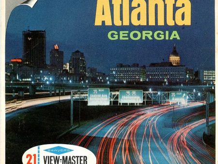 Atlanta - View-Master 3 Reel Packet - 1960s Views - Vintage - (PKT-A916-S6A) For Sale