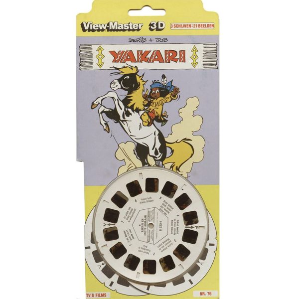 Yakari - View-Master 3 Reel Set on Card - vintage - D233 Sale