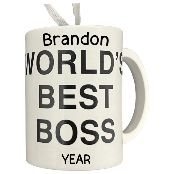 The Office Best Boss Coffee Mug Personalized Ornament Cheap