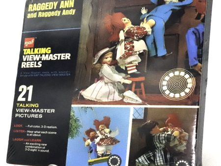 Raggedy Ann & Andy -View-Master Talking Pack- Record-Attached-to-Reel - vintage as new For Discount