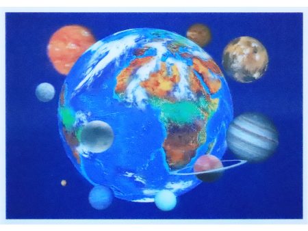 Earth - 3D Lenticular Postcard Greeting Card Online