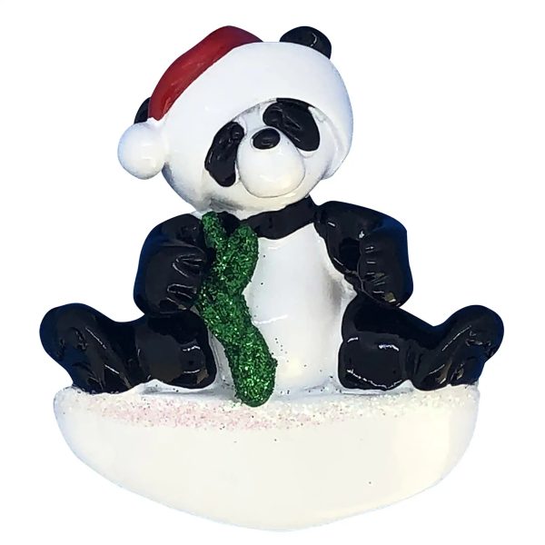 Panda Bear Christmas Ornament Discount