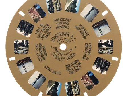 Vancouver British Columbia  Stanley Park - View-Master Buff Reel - vintage - (BUF-311c) Online now