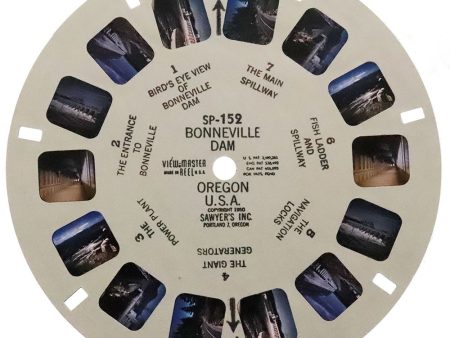 Bonneville Dam Oregon USA - View-Master SP Reel - vintage - (SP-152) For Cheap