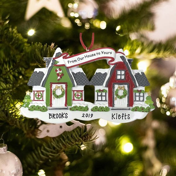 Neighbors House Personalized Ornament Discount