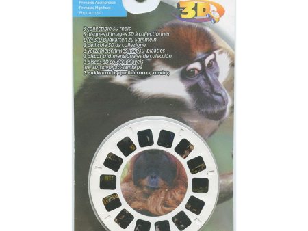 Amazing Primates - View-Master 3 Reel Set on Card - NEW - 73990 on Sale