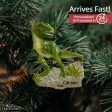 Dinosaur Christmas Ornament - Stone Base Discount