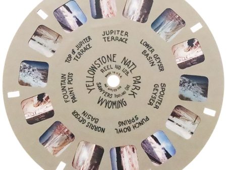 Yellowstone Nat l Park - Wyoming - View-Master Hand-Lettered Reel - vintage - (HL-128c) For Discount