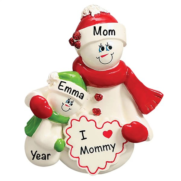 Mom With 1 Child Christmas Ornament Online Sale