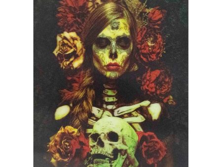 Catrina with Skull  - 3D Lenticular Poster - 12x16 Print - New Online now