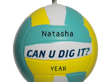 Volleyball 3D Christmas Ornament Online now