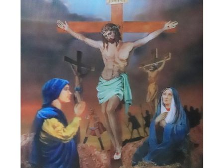 Crucifixion - 3D Lenticular Poster - 12x16 - New Cheap