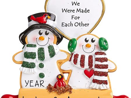 Gingerbread Cookie Couple Christmas Ornament Online Sale