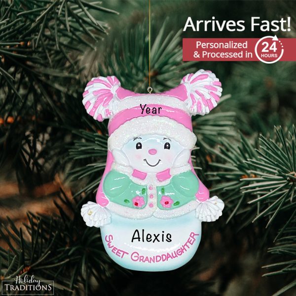 Sweet Granddaughter Christmas Ornament Fashion