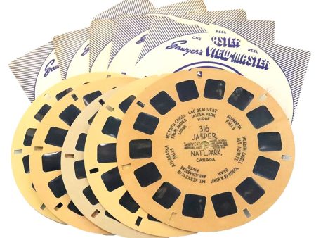 View-Master Jasper - Banff - 5 Buff Reel Collection - vintage Online Hot Sale