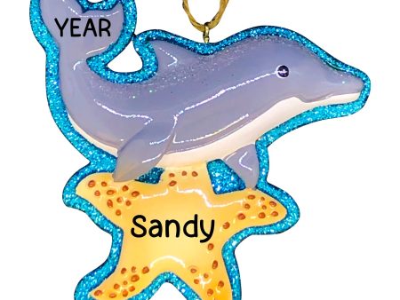 Dolphin Beach Personalized Ornament For Cheap