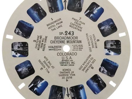 Broadmoor Cheyenne Mountain Colorado USA - View-Master SP Reel - vintage - (SP-243) on Sale