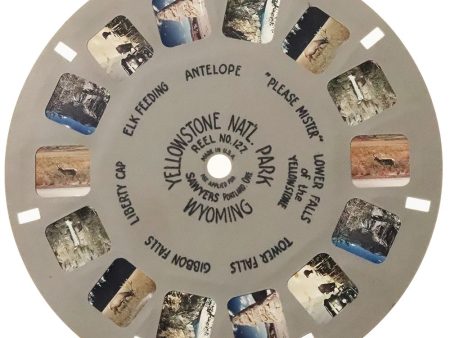 Yellowstone Nat l Park - Wyoming - View-Master Hand-Lettered Reel - vintage - (HL-127c) Cheap