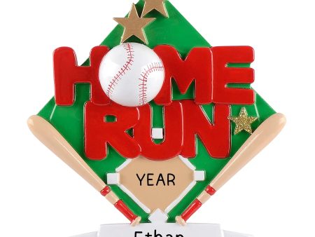 Baseball Home Run Christmas Ornament For Discount