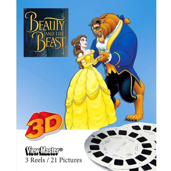 Beauty and the Beast - View-Master 3 Reel Set - NEW Cheap